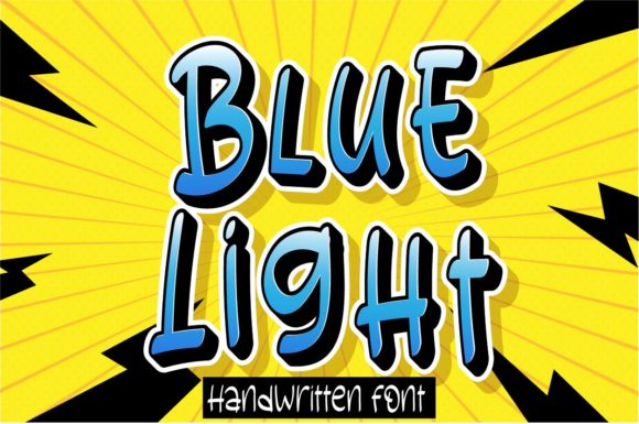 Blue Light: A Friendly Display Font for Small Business Branding