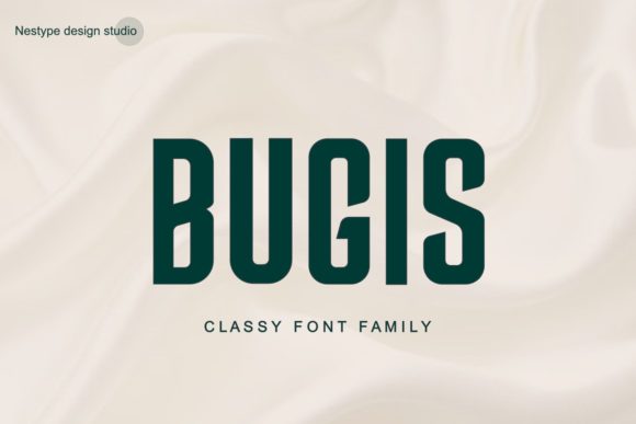 Bugis: A Sweet Display Typeface for Editorial Charm