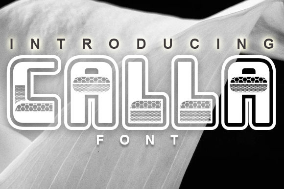 Calla Font: The Textured Display Typeface for Creative Product Makers