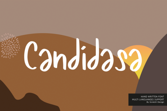 Candidasa: A Modern Display Font for Editorial Design