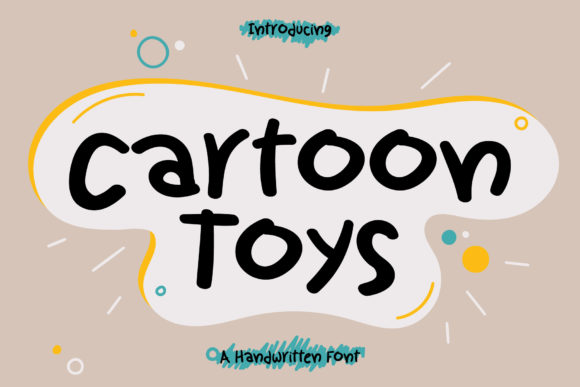 Cartoon Toys: A Playful Display Font for Editorial Mood