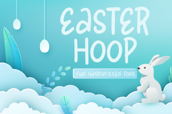 Easter Hoop: A Crafty Display Font for Playful Branding