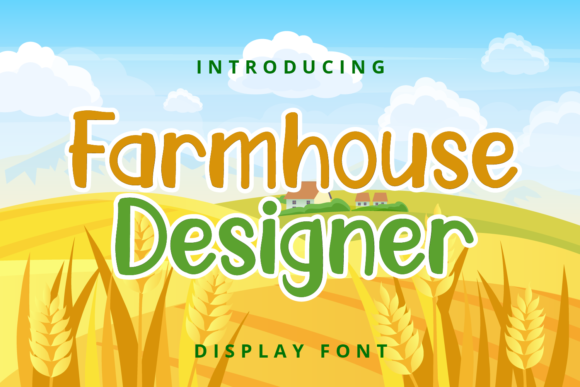 Farmhouse Designer: A Warm Display Font for Web Projects
