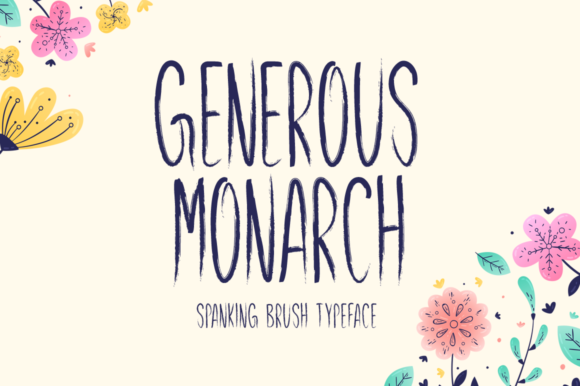 Generous Monarch: A Warm and Quirky Display Font