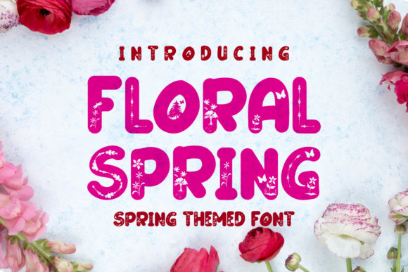 How Floral Spring Font Makes Marketing Visuals Shine