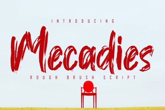 Mecadies: The Brushed Display Font for Campaigns That Need Texture and Impact