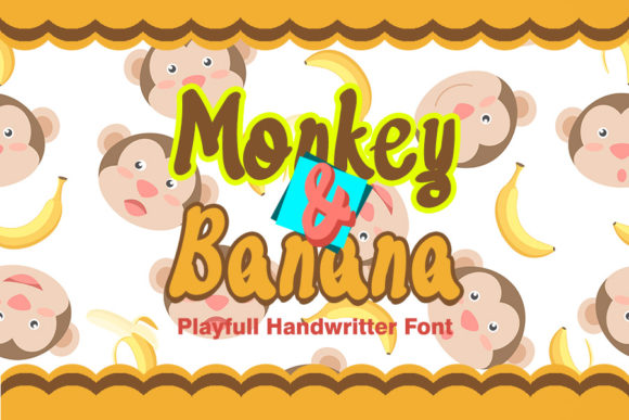 Monkey and Banana: A Quirky Display Font for Handmade Makers