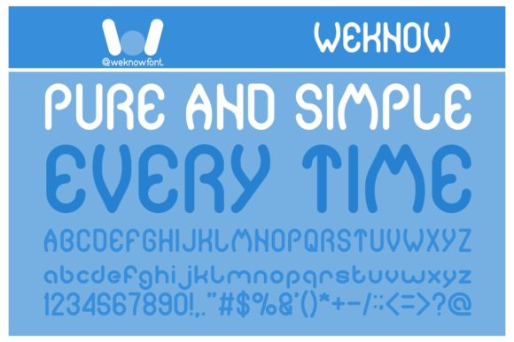 Pure and Simple Every Time: A Font That Feels Like Home