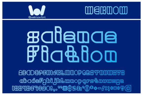 Science Fiction Font: A Modern Display Typeface for Brand Identity