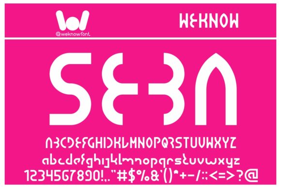 Seba: A Display Font Built for Modern Digital Interfaces