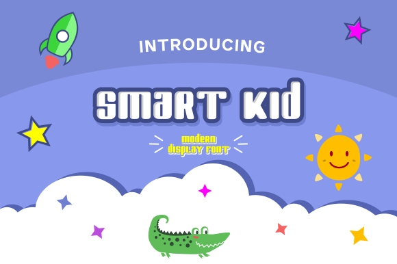 Smart Kid: A Modern Display Font for Scroll-Stopping Digital Content
