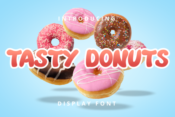 Tasty Donuts: A Display Font for Editorial Joy